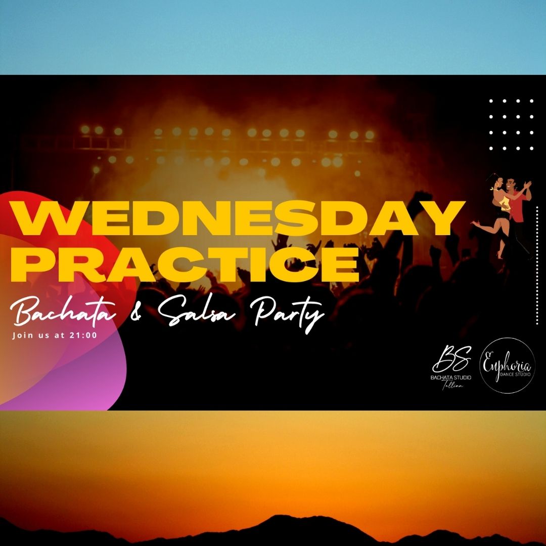 Wednesday Bachata + Salsa Practice (2 rooms)